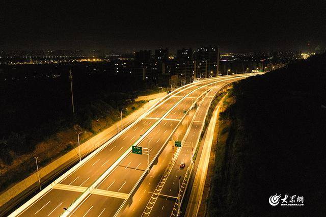 实拍<strong></p>
<p>LTC交易app</strong>！烟台最大、三层互通！港城西大街互通立交今日通车