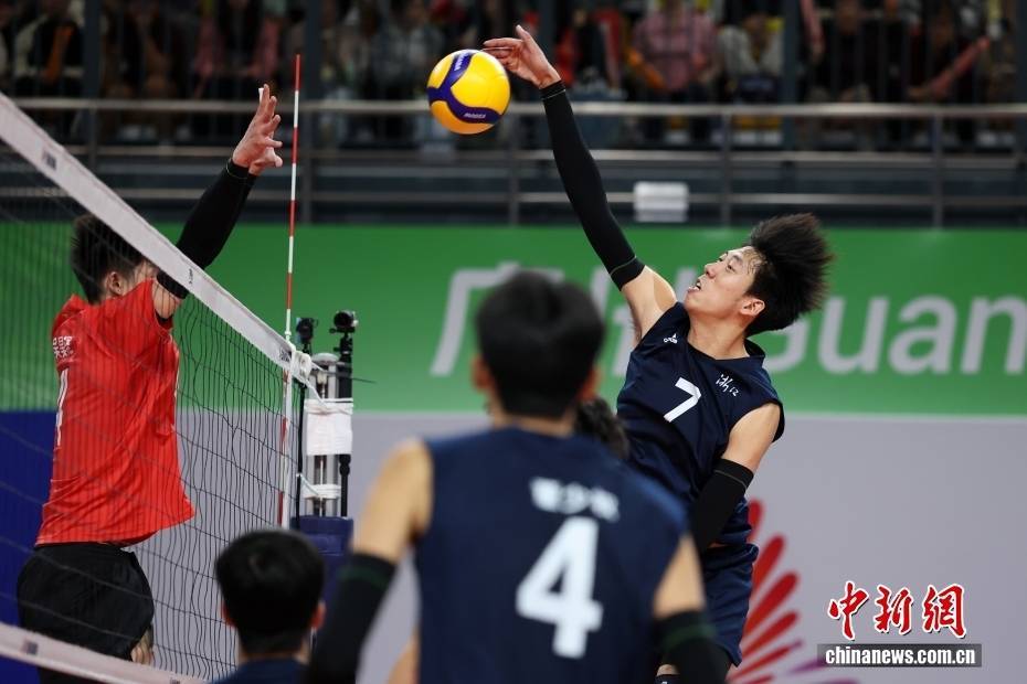 （粤港澳全运会）浙江队夺男排U20组金牌