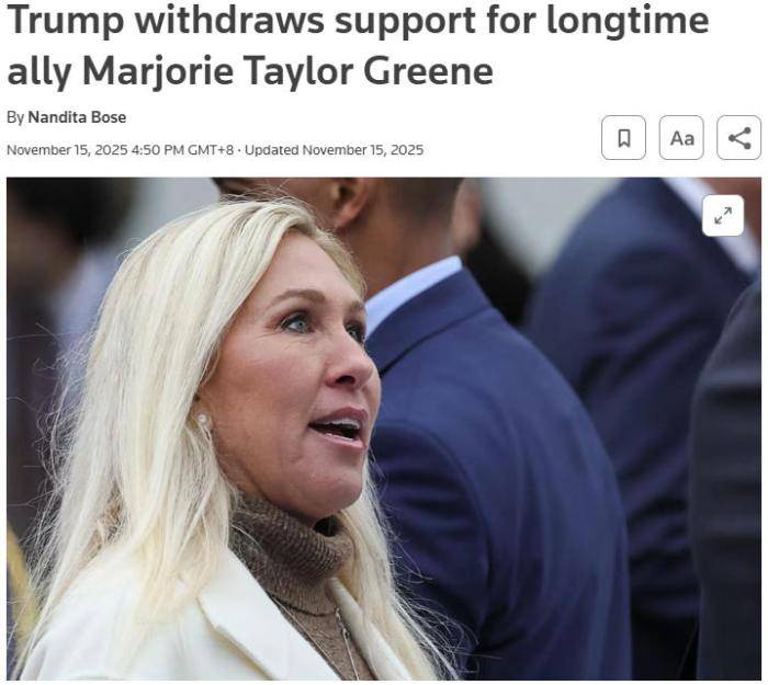 特朗普与“长期盟友”决裂