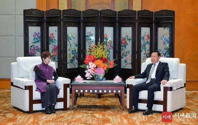 王晓晖会见洪秀柱